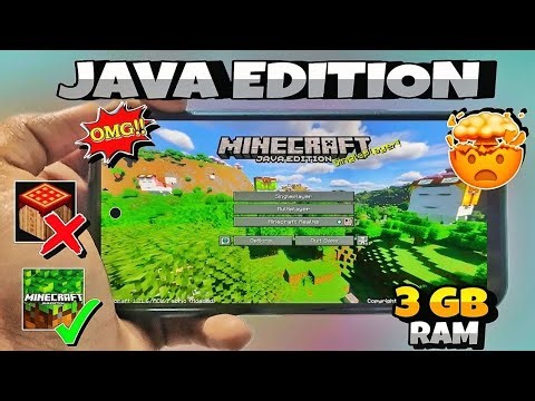 Minecraft JAVA EDITION on Mobile 😱 | Mojo Launcher Easy Setup | Low End Device