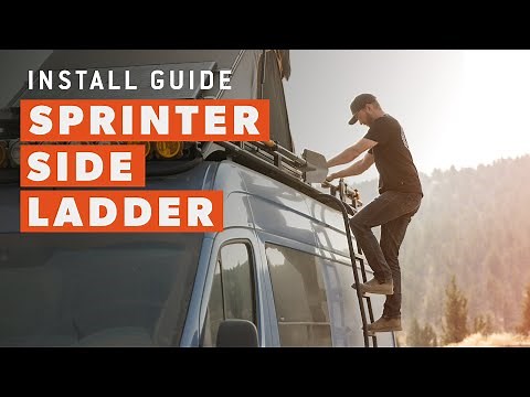 Sprinter Side Ladder Installation Video - Flatline Van Co.