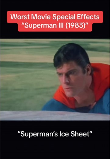Worst Movie Special Effects in Superman III (1983)