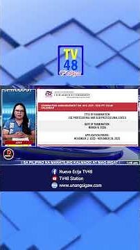 CSC INANUNSYO ANG CIVIL SERVICE EXAM SCHEDULE SA 2026 | TV48 STATION