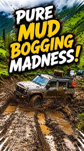 Caught In Pure Mud Bogging Madness! 😱🚜 #shorts