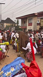 THE MAJESTY OF OWU SIMINI: OPOBO’S TOWERING SPIRIT OF TRADITION In the heart of Opobo Town, where culture intertwines with history, the Owu Simini Masquerade emerges both literally and symbolically as a towering emblem of reverence and pride. Renowned for its impressive height, intricate costume, and commanding presence, Simini transcends mere masquerade, embodying a spiritual force. Adorned in vibrant layers and crowned with a mask that exudes mystery and power, Simini traverses the streets wit