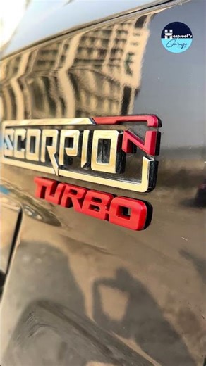 Scorpio N | Turbo | Automatic | Petrol - Badge 3D Emblem Car Sticker #scorpion #carstickers