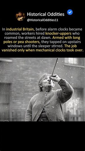 People Were Paid to Wake Others Before Alarm Clocks