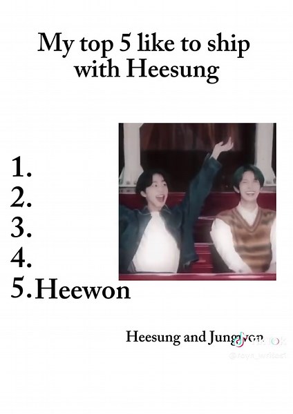 Part 1 | okay na to!! sino next?? #Enhypen #fypシ゚ #Heewon #Heerina #Heehoon #Heesun #Heejake