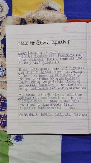 How to Start a Speech in English ? How to Give Introduction before Starting Speech - Welcome Speech