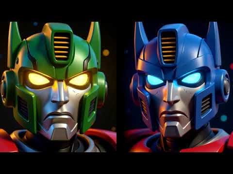 Voltron and Optimus Prime Team Up Against Megatron !!!!!