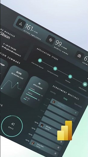 Open positions and Application Funnel Tracking in Power BI | Light or Dark?