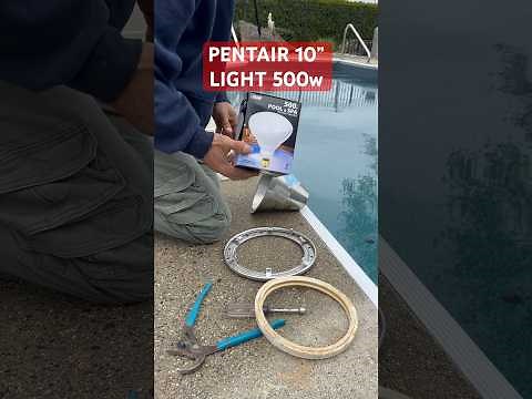 HOW TO PUT YOUR POOL LIGHT TOGETHER #swimmingpool #light #howto #tutorial #shorts