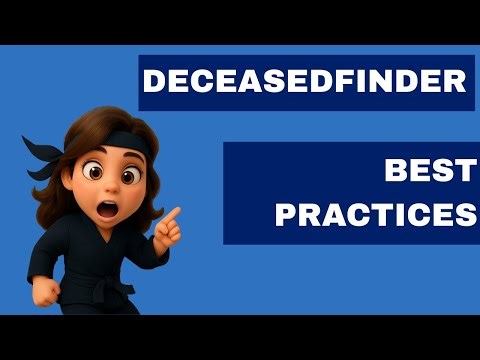 How to review and confirm Deceased Finder Results in RE NXT