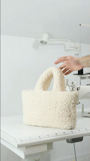 🧸Teddy Box Bag Sewing Pattern #shorts