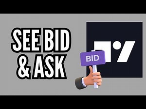 How to Show BID/ASK Prices on TradingView (2025) - Real-Time Data Tutorial