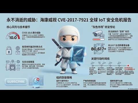 你的网络摄像头是间谍设备吗？实时利用海康威视无法修复的漏洞 #网络安全