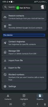 how to recover deleted contacts or saved in Google account