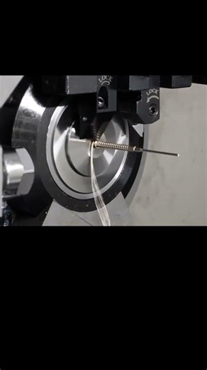 Swiss CNC Machining Process | High Precision Micro Shaft Turning #cnc#factory #Swiss machining