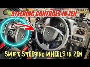 Swift Steering Wheel Fitting In Zen | How to change steering wheel in car | Techcatcher