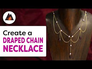 Create Your Own Draped Chain Beaded Necklace