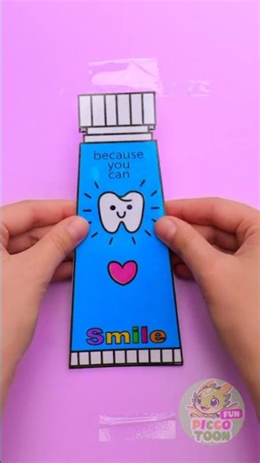 😁 Make Your Own Toothpaste Squishy Toy! 🪥 DIY Fun! ✨