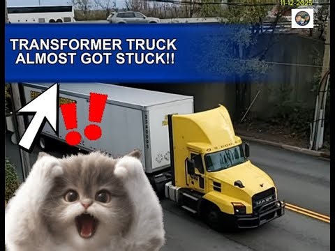 TRANSFORMER TRUCK ALMOST STUCK!? USA #Live-Stream