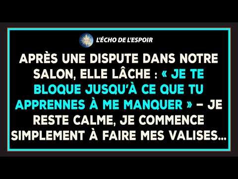 Elle A Dit : « Tu Dois Ressentir Davantage Mon Absence. Je Te Bloque Jusqu’à Ce Que Ce Soit Le Cas »