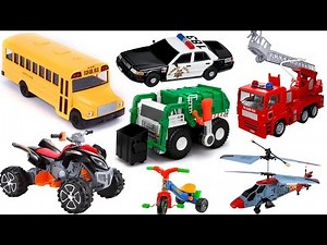 Learn Transport Vehicles Names & Sounds For Children | Learning ABC Phonic Transport Vehicles Names