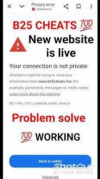 B25 Cheats Not open website Problam Slove For Airtel Users 💯Our new Emote website is now live.😎 💯
