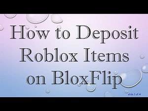 How to Deposit Roblox Items on BloxFlip