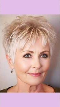 😍 Pixie Hairstyles for Older Women #shorts | Fine Hair Ideas ✨ #shorthairstyles #over60 #pixie