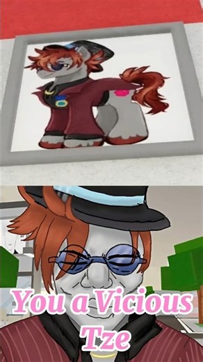 My little Pony, tze👀 #roblox #jujutsushenanigans