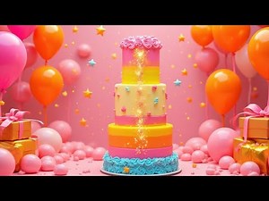 Happy birthday song with countdown | celebrate with style
