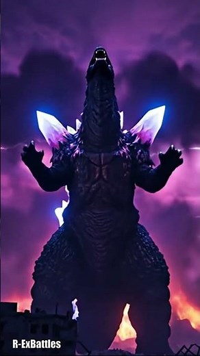 Godzilla vs SpaceGodzilla ! #shorts #movie #godzillafighting