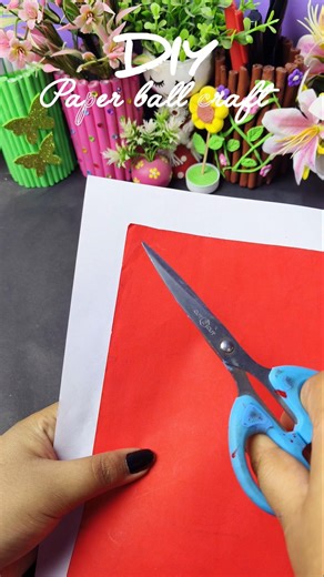 DIY paper ball ✨ #diy #craft #craftideas #handmade #diycraft #shorts #papercraft #paperball