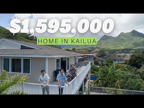 Kailua Home for Sale $1,595,000 in Hawaii - Home Tour