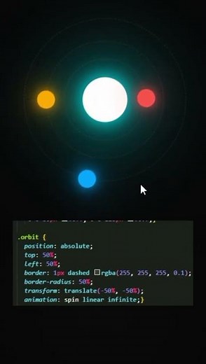 CSS Rotation Animation | Circle Animation Using HTML & CSS #coding #htmlcss #animation