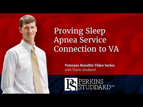 Proving Sleep Apnea Service Connection to VA