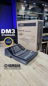 🎛️ ¡Potencia profesional en tamaño compacto! La Yamaha DM3 Standard es la consola digital que lo tiene todo: ✅ Resolución de 96 kHz ✅ Pantalla táctil de 9” para un control intuitivo ✅ 16 faders físicos ✅ Interfaz rápida, versátil y confiable Perfecta para: 🎤 Eventos en vivo 🎚️ Estudios de grabación 🏫 Colegios y auditorios ⛪ Iglesias 🎯 Compacta, liviana y con la calidad legendaria de Yamaha. 📍 Disponible en CYC Electrónica Visita nuestra página 🇨🇴🌐www.cycsonido.com 🔗 ¡Pregunta ya por di