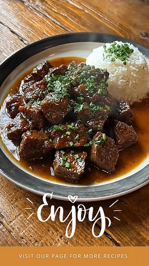 Crockpot Beef Tips & Gravy *There's nothing quite like coming home to the comforting aroma of a slow-cooked meal. These tender beef tips in a rich, savory gravy are the epitome of set-it-and-forget-it comfort food. The beef becomes melt-in-your-mouth tender as it simmers all day. It's the perfect, hearty meal to serve over mashed potatoes, egg noodles, or rice after a long day.* What You'll Need 2-3 pounds chuck roast, diced into 1-inch pieces 1 can (14.5 oz) beef broth 1 can (10.5 oz) mushroom