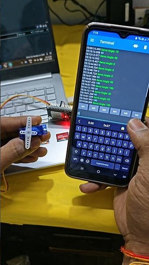 Control Servo Motor Wirelessly via Bluetooth with ESP32