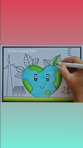Earth Day Drawing | Earth Day Poster |World Earth Day Drawing |Save Environment Drawing | Save Earth