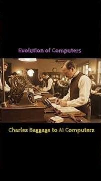 Evolution of Computer by Charles Babbage #childrenseducation #lifeisbutadream