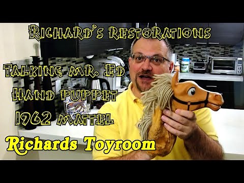 Richard's Restorations: 1962 Mattel Talking Mr. Ed Hand Puppet