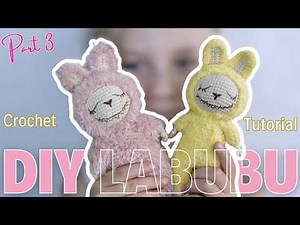 Cute Crochet Labubu Tutorial | Free Amigurumi Pattern