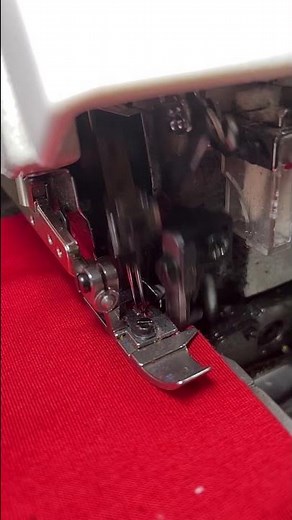 Overlock Sewing & Cutting ASMR ✨ Relaxing Slow Motion #shorts