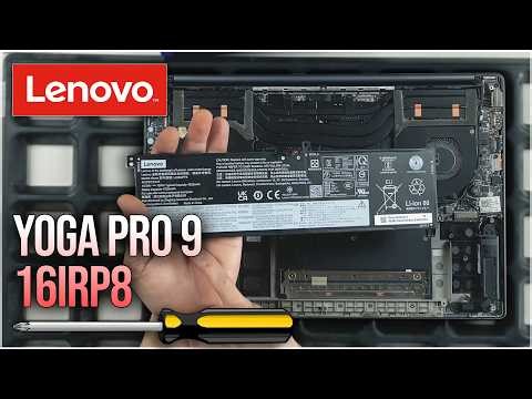 Lenovo Yoga Pro 9 16IRP8 von innen - RAM, SSD, Akku, Lüfter wechseln
