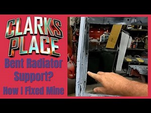 How to straighten your Bent Radiator Support