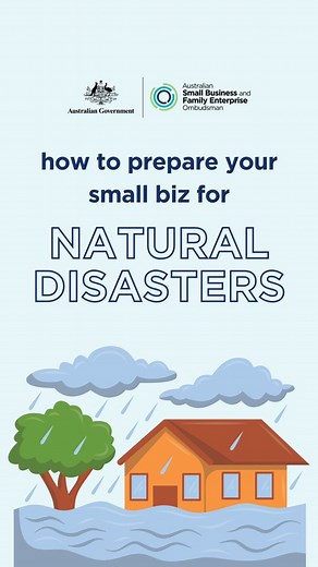 Tis the season to plan ahead ⛈️ Check out our disaster preparation checklist to help your small biz prepare for natural disasters 👉 asbfeo.gov.au/disaster-preparation #SmallBizAU #SmallBusinessAdvice #DisasterPreparation #NaturalDisaster | Australian Small Business and Family Enterprise Ombudsman