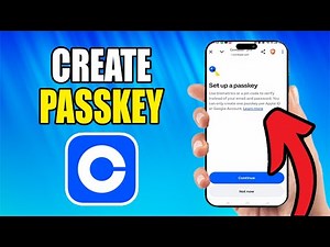 How To Create A Passkey On Coinbase | Set Up Passkey On Coinbase
