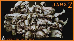 Bernhard van der Horst 3D Artist - JAWS 2  - Another 33 Monster Mouths & Skulls IMM Brush