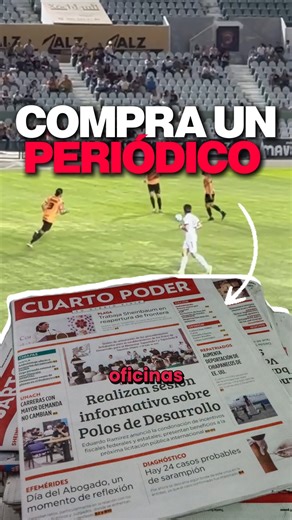 Jaguares VS Racing de Veracruz ⚽🐅 ¡Obtén tu pase doble con Cuarto Poder! ⿡ Compra tu periódico 🗞 en nuestras oficinas. ⿢ Síguenos en redes sociales: @cuartopodermx ⿣ Comparte esta publicación 🔁 📅 Fecha del partido: 8 de noviembre ⏰ 7 P.M. 📍 Estadio Zoque ⏰ Horarios para recoger tus boletos: A partir de este miércoles, jueves y viernes, de 11:00 a 14:00 y 19:00 a 20:00 Sábado: 10:00 a 14:00 Nos encontramos en: 📍 3era. Poniente Norte 141, Centro, CP 29000, Tuxtla Gutiérrez, Chiapas | Cuarto 