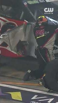 Ryan Sieg's tire explodes